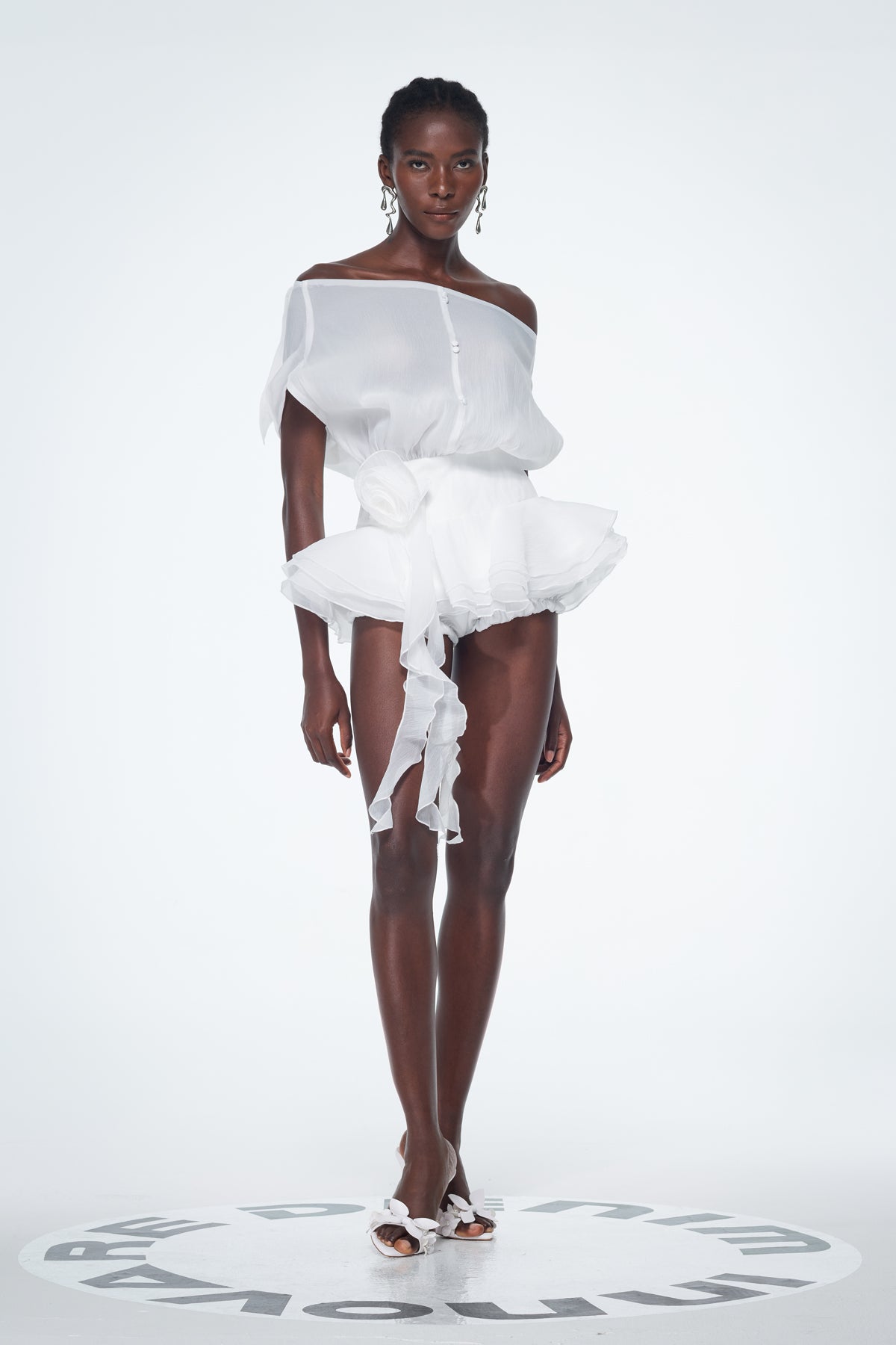 Beily Mini Dress In White