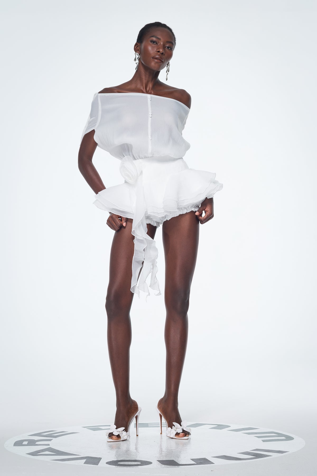 Beily Mini Dress In White