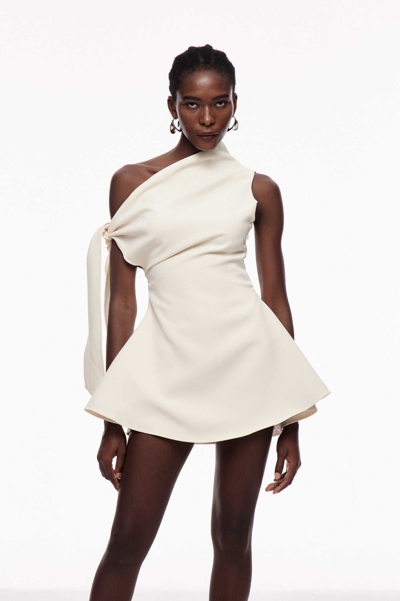 Gemma Mini Dress In Apricot