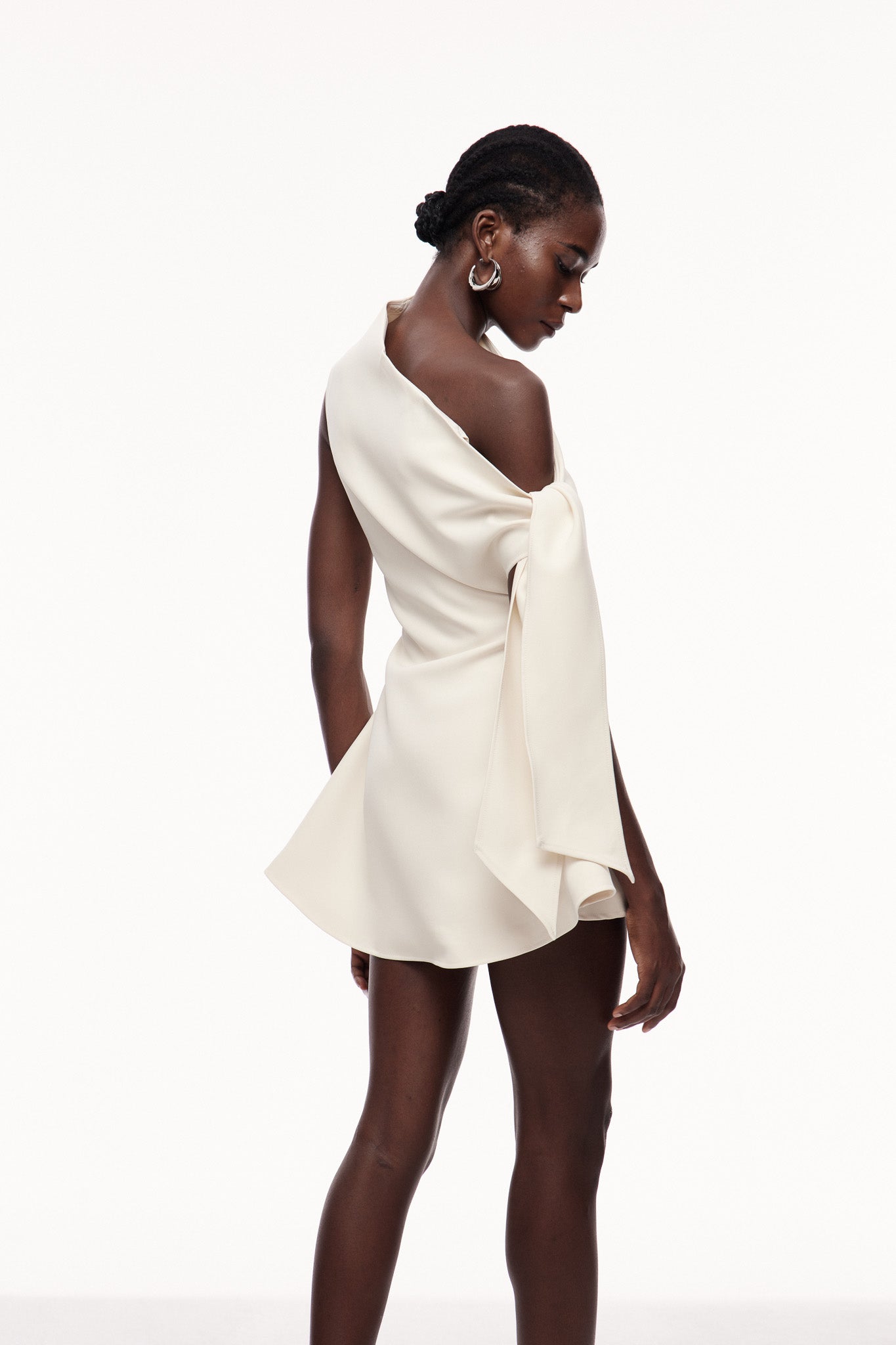 Gemma Mini Dress In Apricot