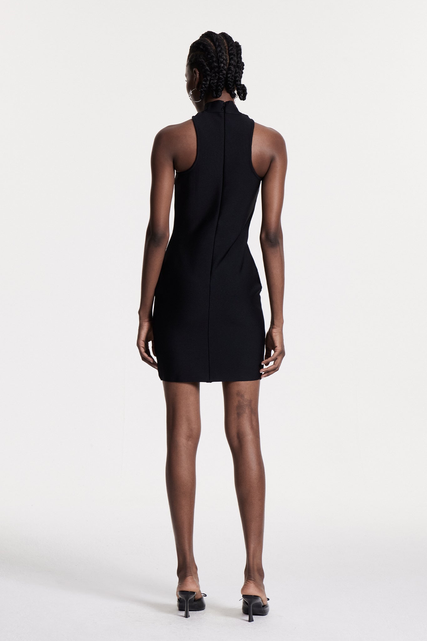 Baoli Halter Neck Mini Dress