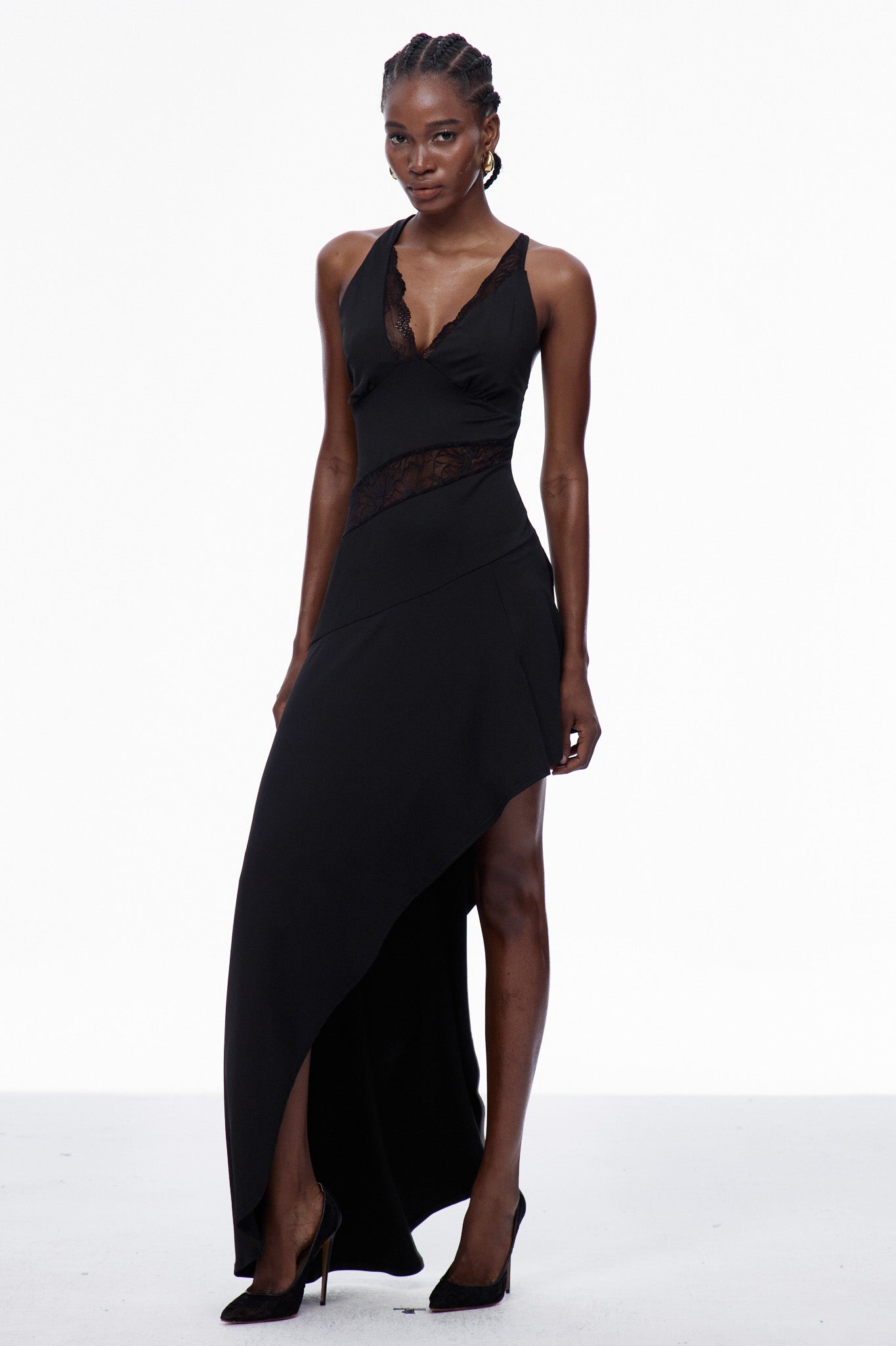 Carly Asymmetric Maxi Dress