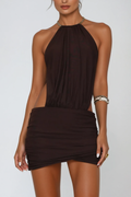 Cezara Backless Mini Dress