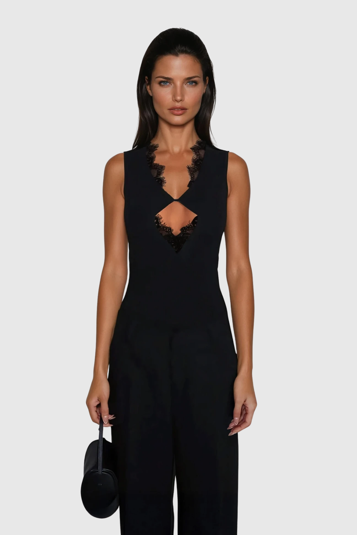 Lisa Lace Cutout Top