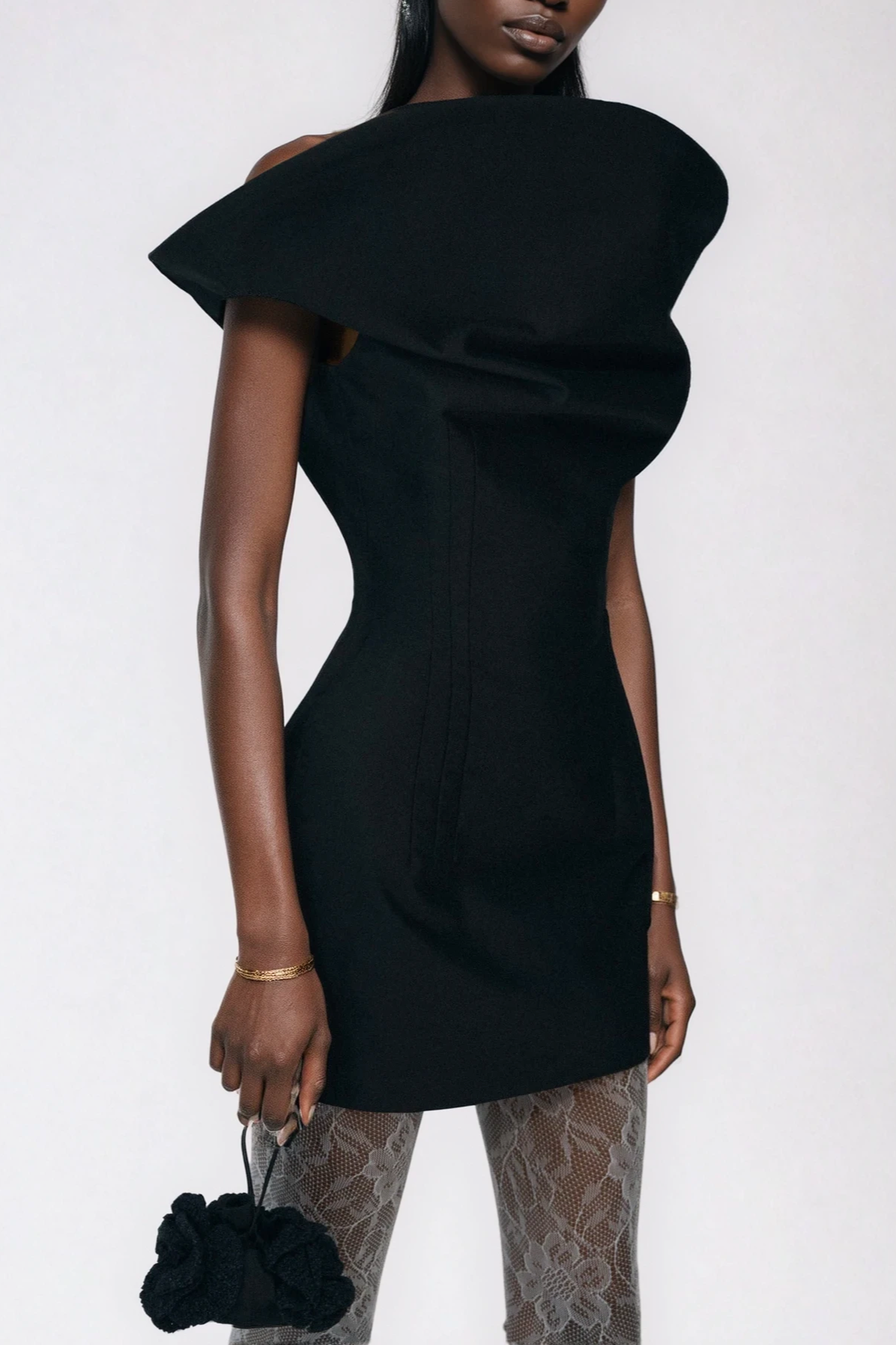 Crina Mini Dress In Black