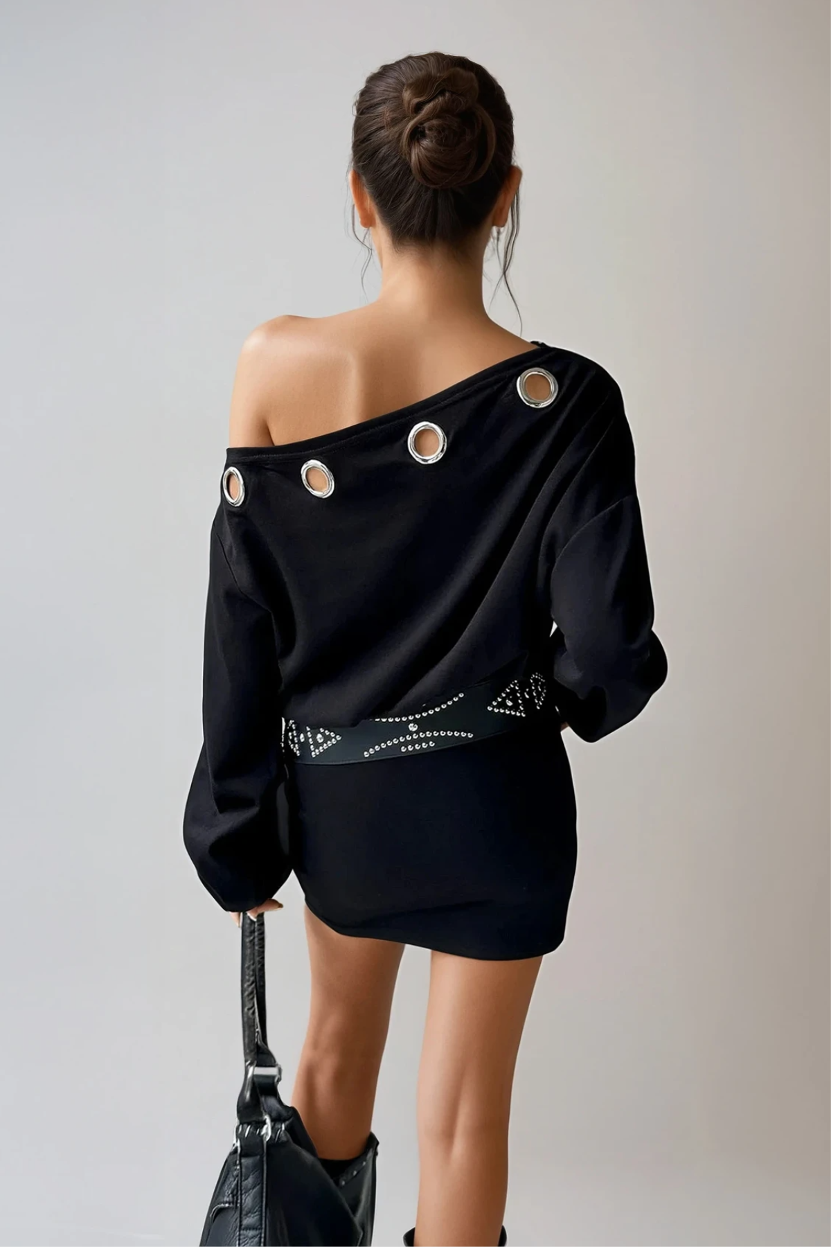 Dove Mini Dress In Black