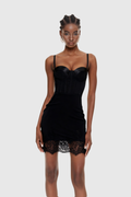 Faye Mini Dress In Black