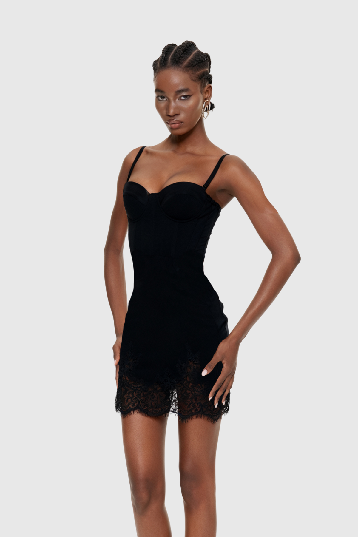 Faye Mini Dress In Black