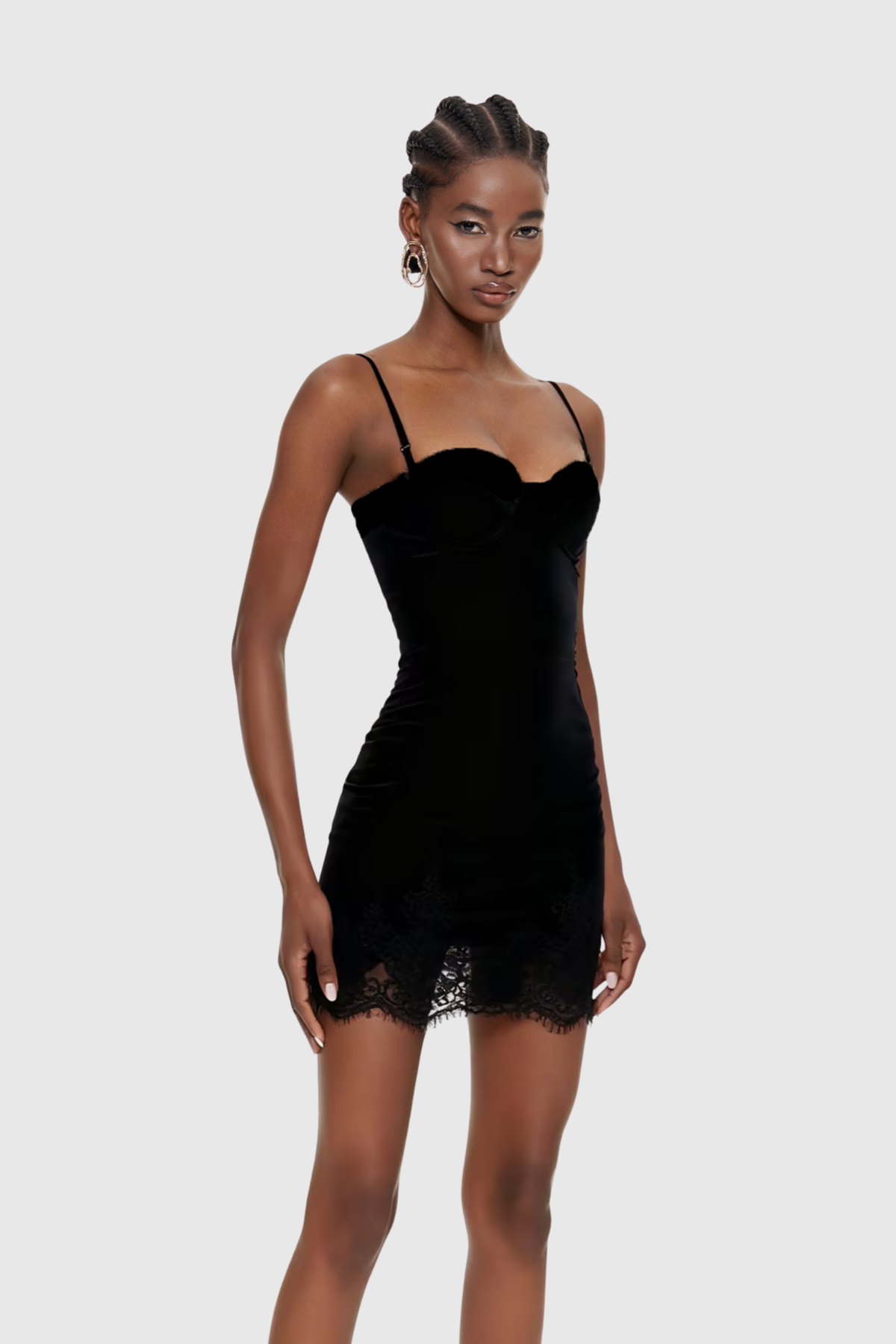 Faye Mini Dress In Black