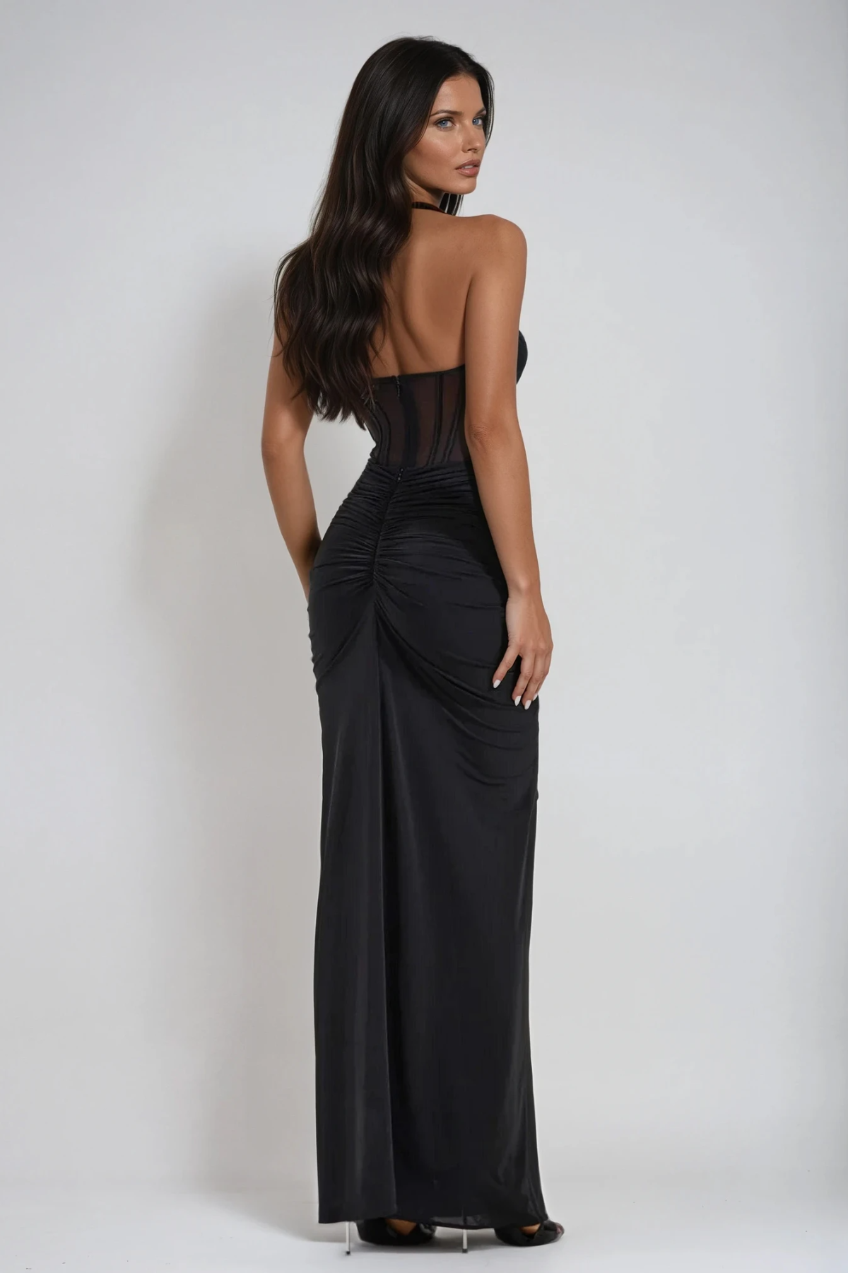Inez Maxi Dress In Black