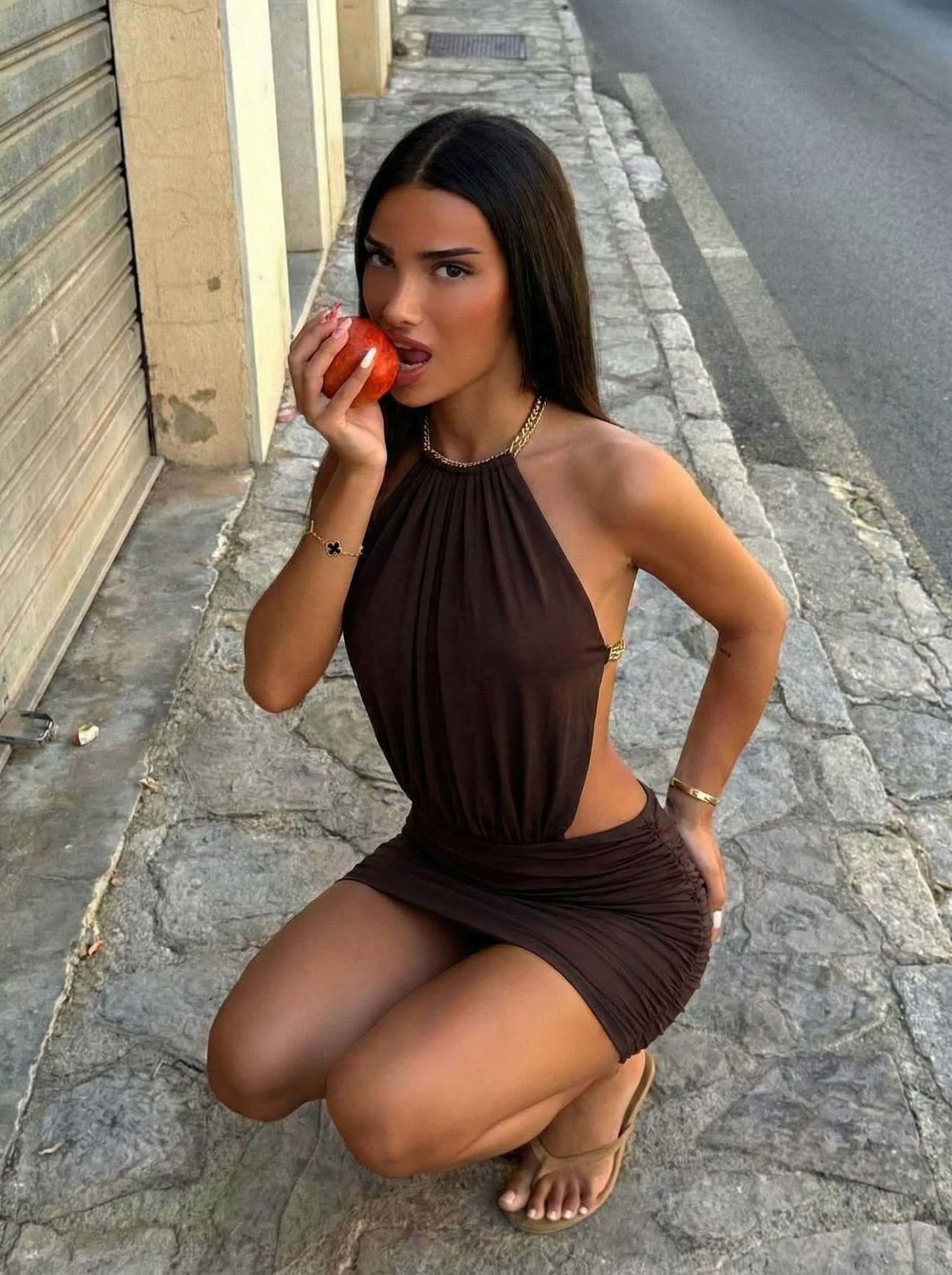 Cezara Backless Mini Dress