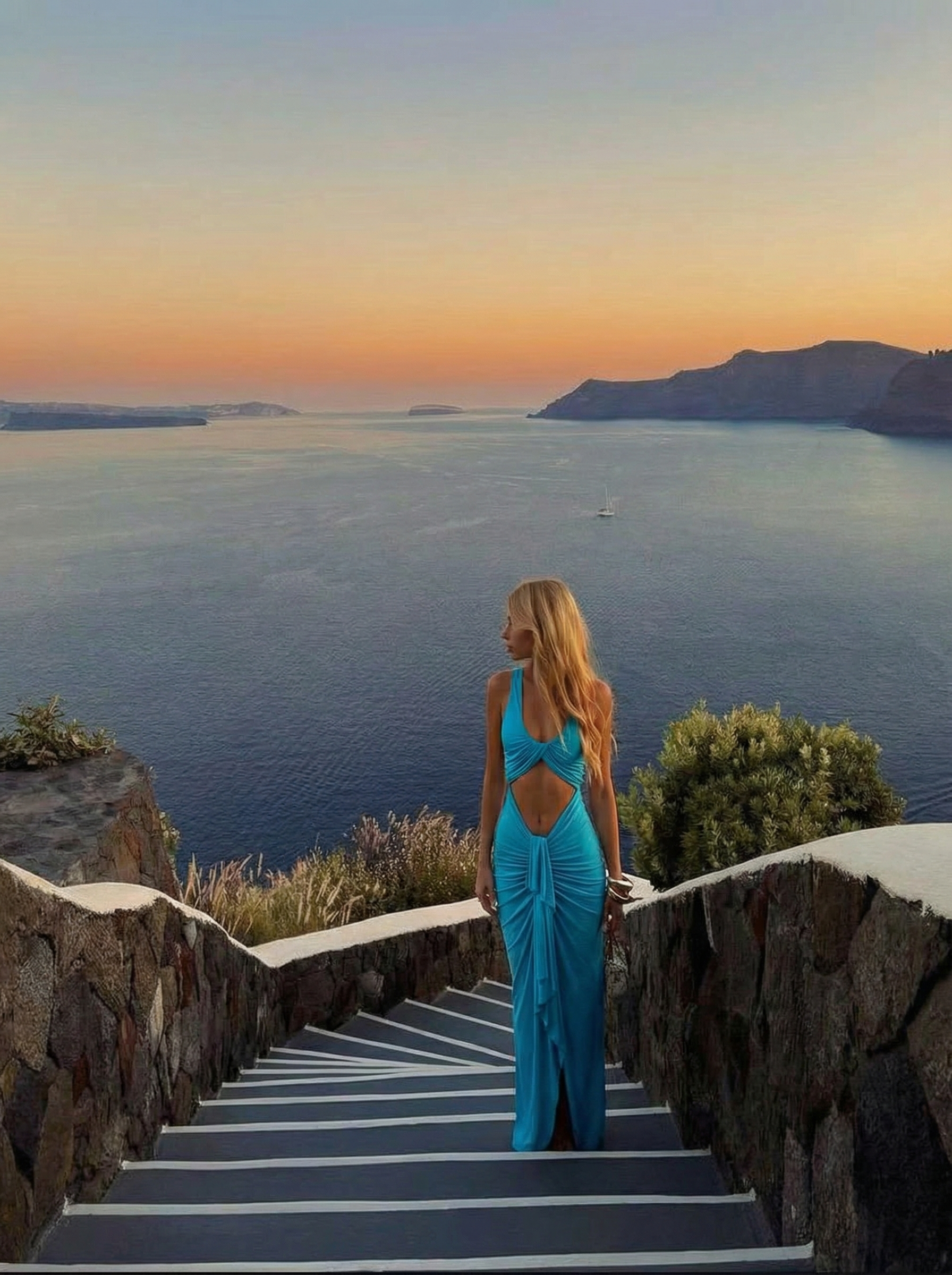 Camie Cutout Lace Up Maxi Dress