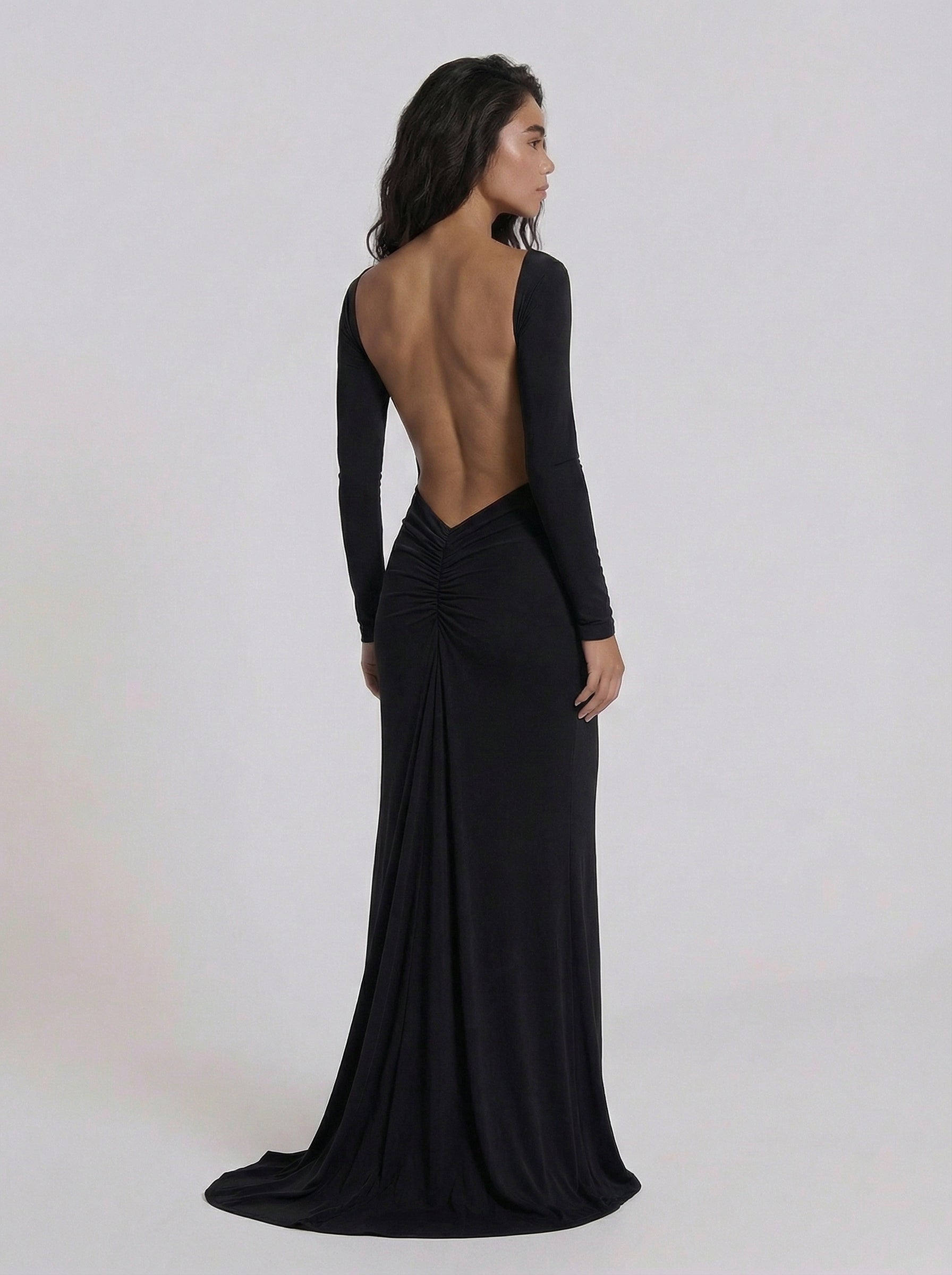 Dess Backless Maxi Dress