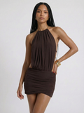 Cezara Backless Mini Dress