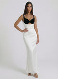 Alwyn Cutout Satin Maxi Dress