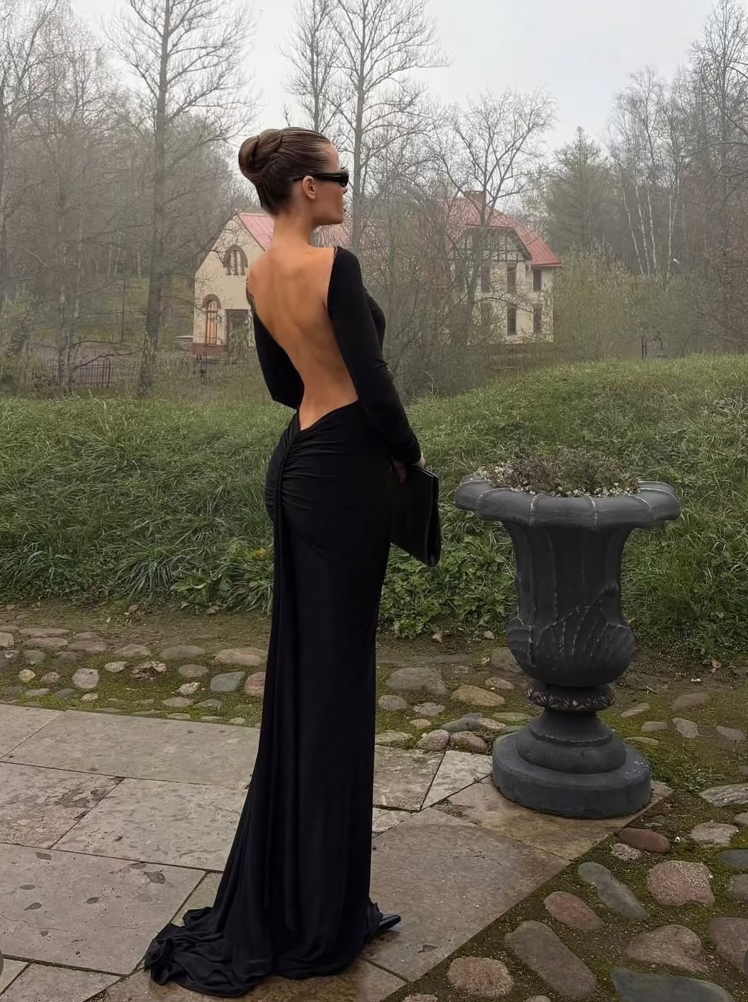 Dess Backless Maxi Dress