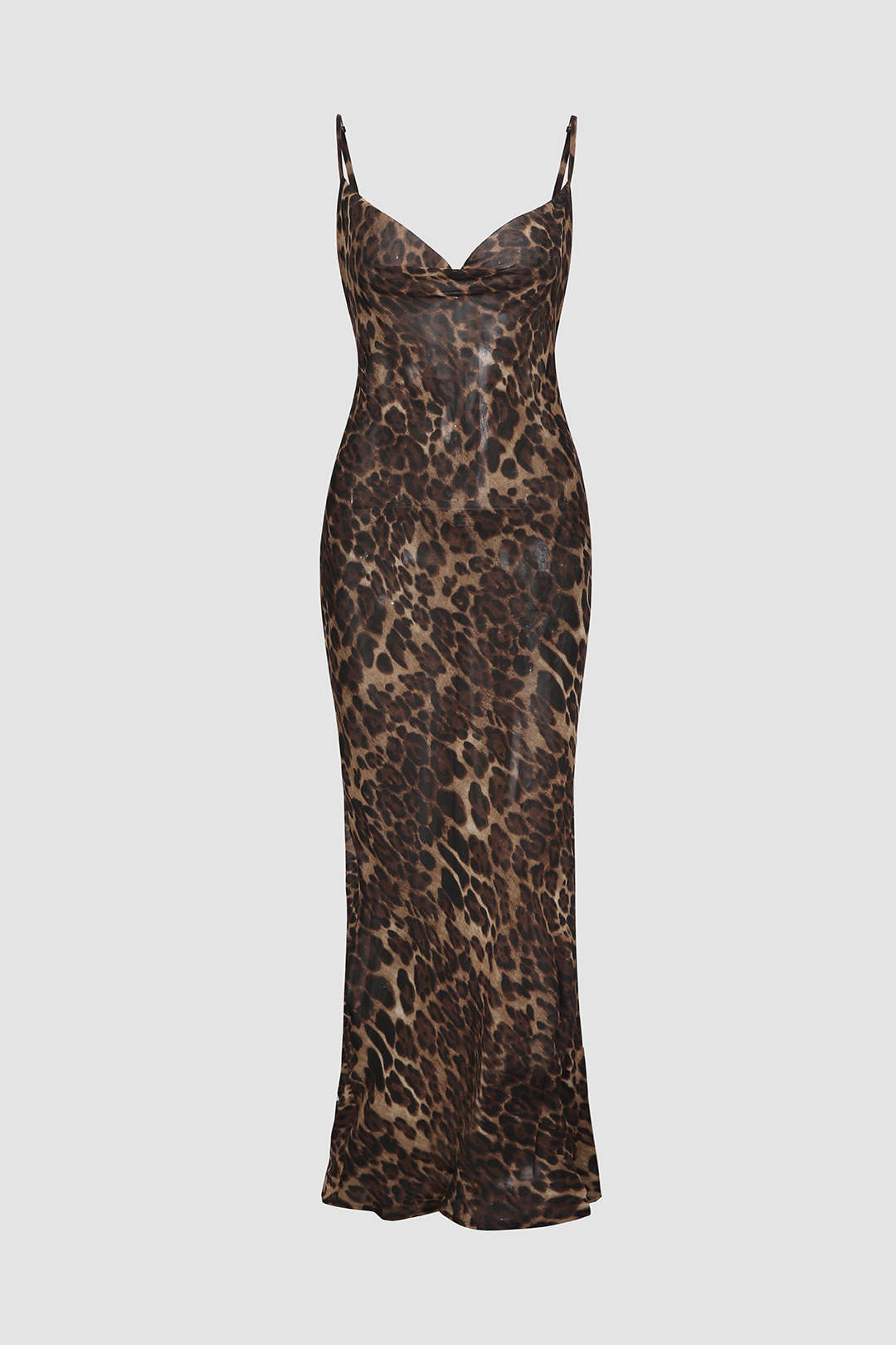 Julie Leopard Maxi Dress